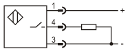 光電開(kāi)關(guān)PNP型接線圖